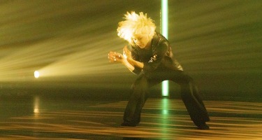 "Station" Choreographer:  Louise LecavalierDancer: Louise LecavalierLighting: Alain Lortie